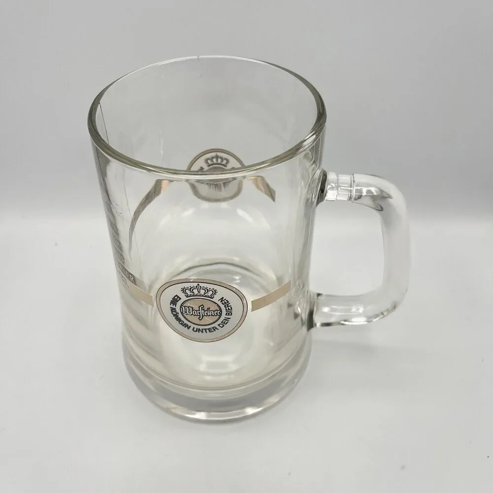 Warsteiner Glass Pint Tankard Glass Germany